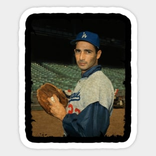 Sandy Koufax in Los Angeles Dodgers Sticker